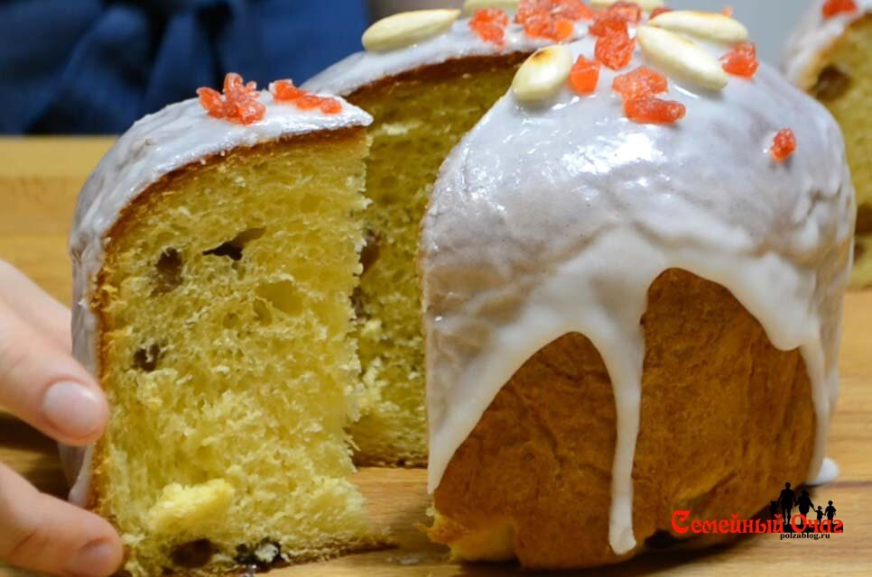 Пасхальный кулич на заварном тесте