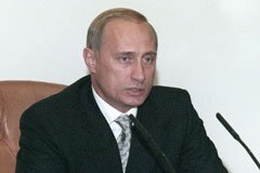 Владимир Путин в Доме Правительства.