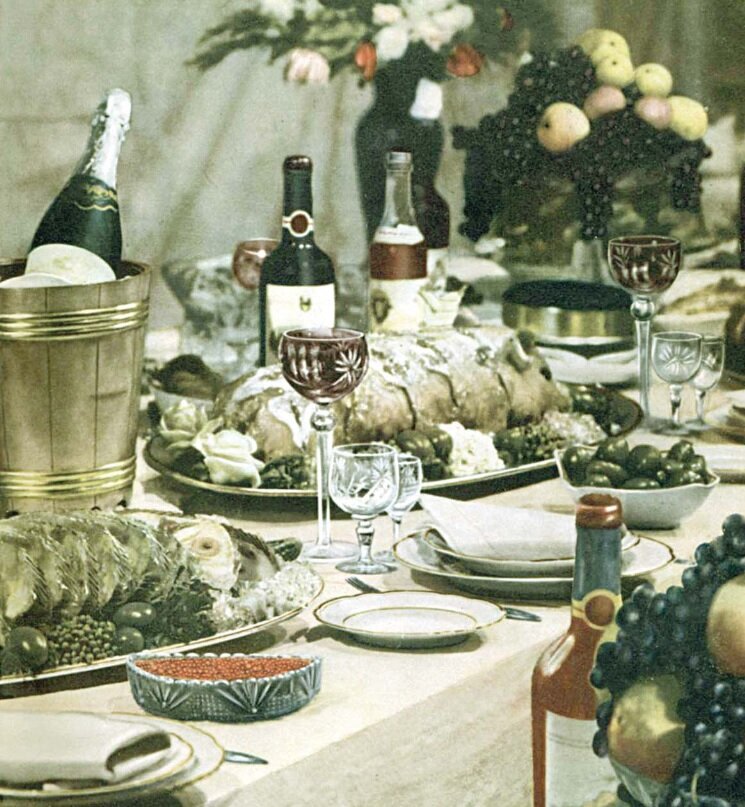Книга о вкусной и здоровой пище 1952 картинки