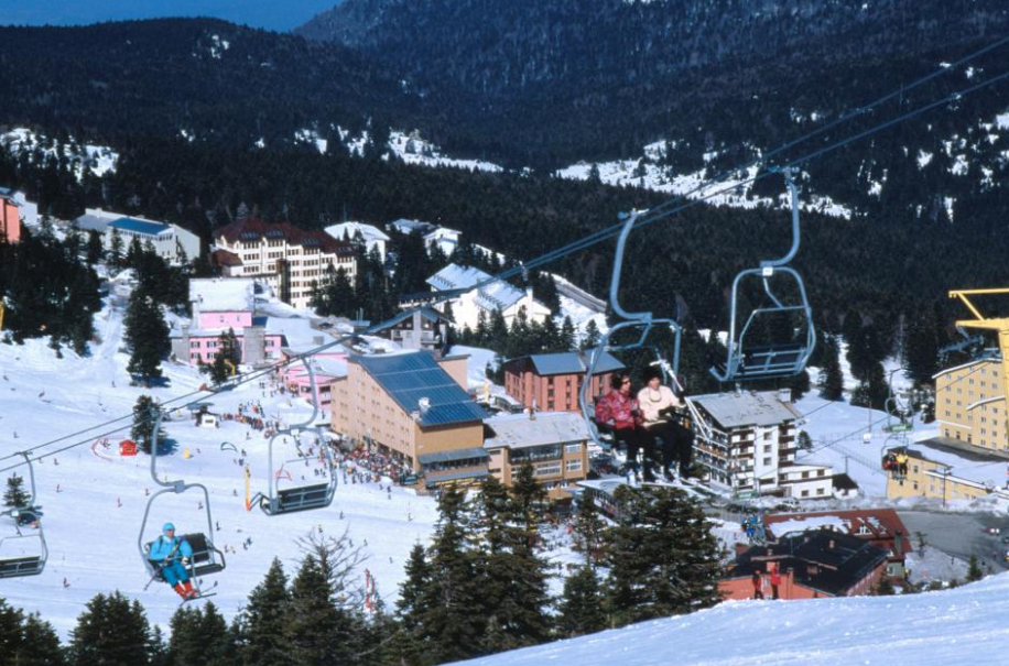 Ski centre. Бурса горнолыжный курорт. Улудаг летом. Турция зимой. Бурса зима.