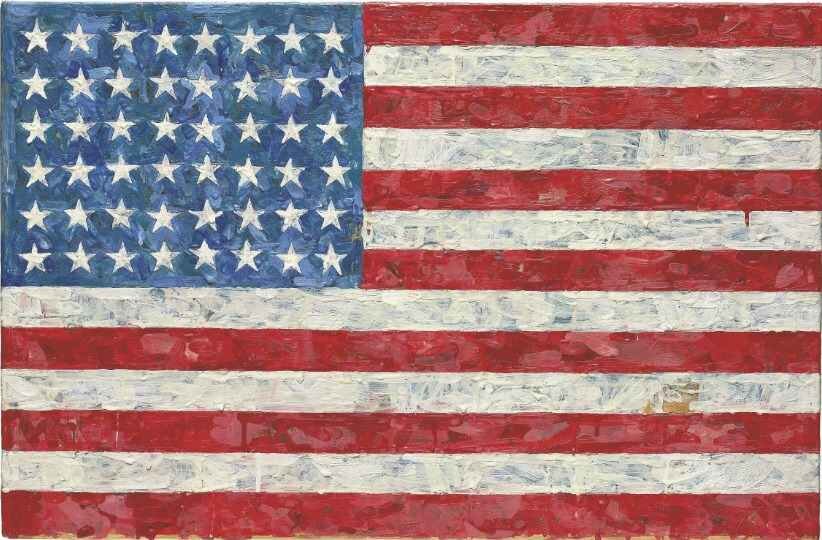 Джаспер Джонс. Флаг, 1955