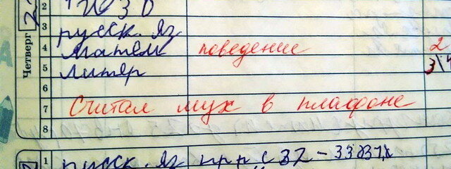 Двойка в журнале картинка
