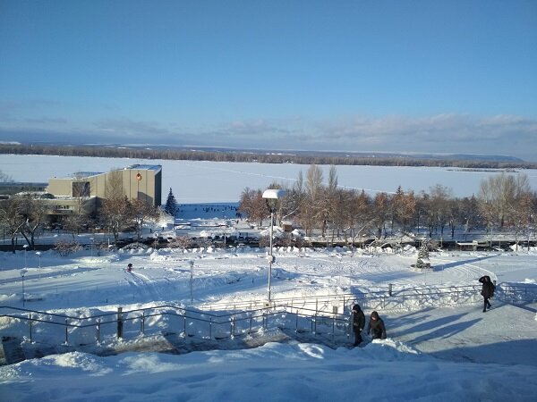 Зимний полдень в Самаре