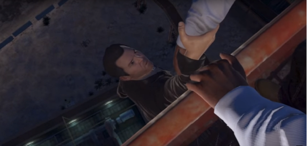 Момент с выбором спасти или убить.