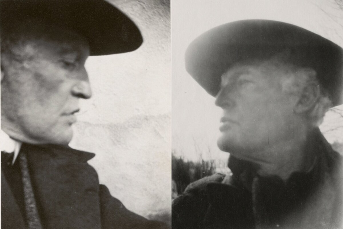 Автопортрет в шляпе. 1930г