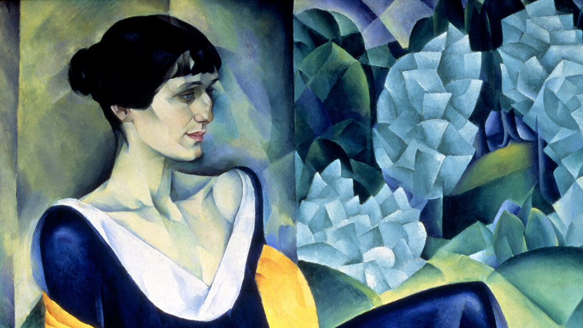 Анна Ахматова, Натан Альтман, 1914. Из коллекции Государственного Русского музея. Деталь. 