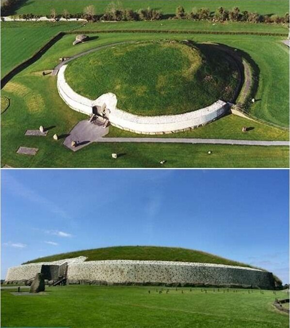 Храм Newgrange в Ирландии (5,2 тыс. лет до нашей эры)