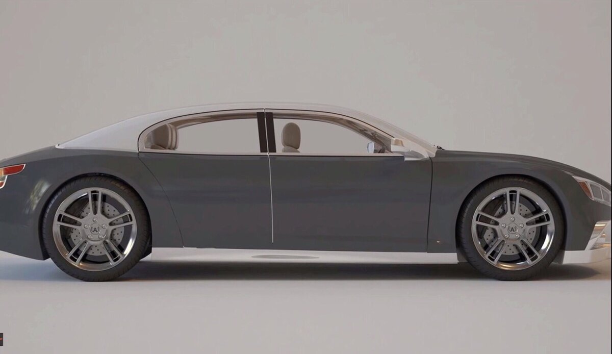 Четырехдверную Волга 2020 концепт он наградил изящными линиями корпуса, большой панорамной крышей соединенную с лобовым и заднем стеклом плюс к этому высокоэффективные тормоза, красивой оптикой, окраской кузова в двух цветах, светлым салоном из кожи и большими колесами. Возможно данный проект можно еще доработать, но уже сейчас модель смотрится отлично. 