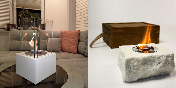 Настольный биокамин – самое быстрое и практичное решение для поклонников белизны. Он освежит интерьер сразу после распаковки, а уход займет минимум времени.