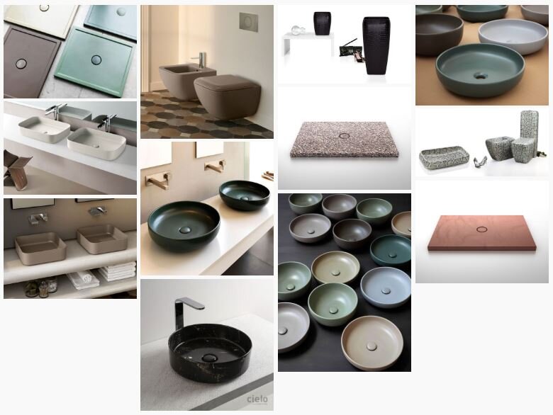 Душевые поддоны  тоже  могут быть цветными.