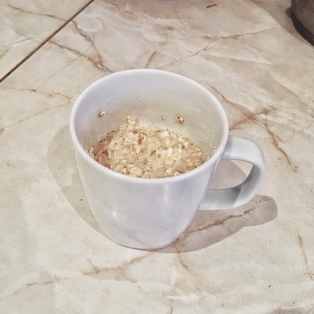 Вот такая смесь была в моей чашке до микроволновки