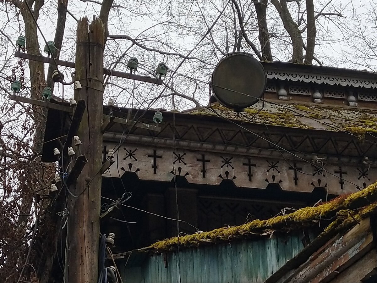 Фрагмент резьбы по дереву