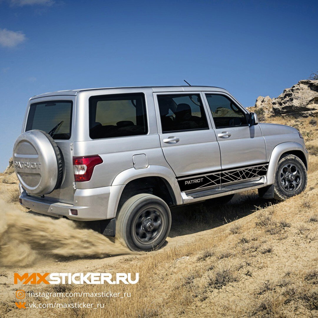 Наклейка на борт UAZ PATRIOT Код:01560017