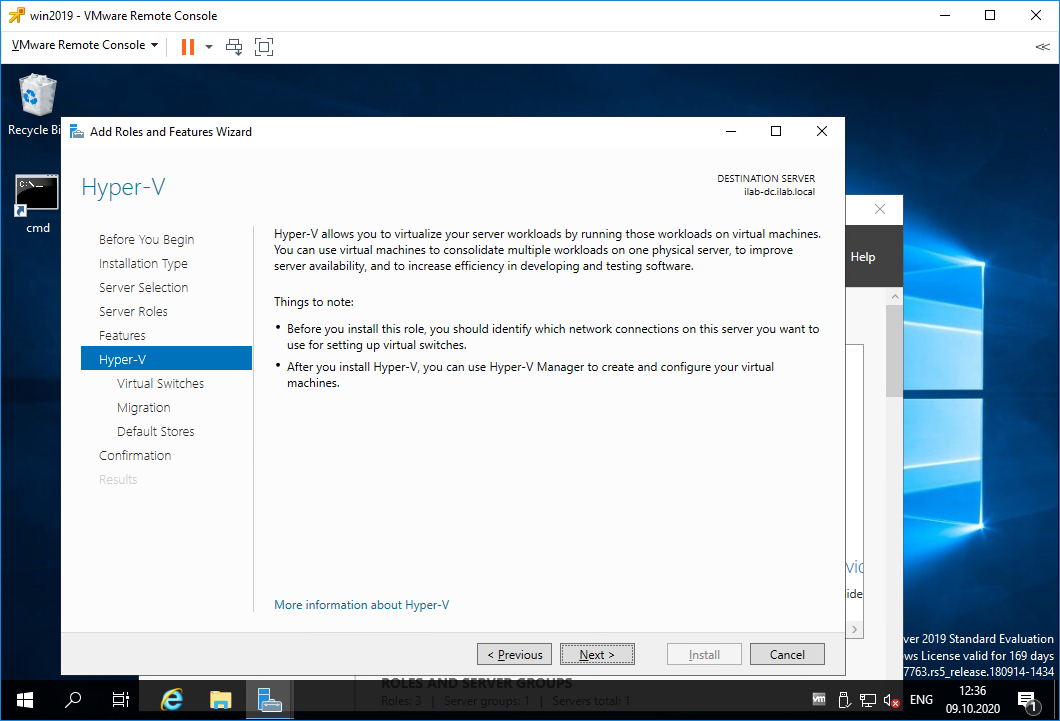Windows hyper v server 2016. Windows Server 2019 Интерфейс. Установка Hyper-v Server 2019. Hyper-v Server 2016 Интерфейс. Установка роли Hyper-v на Windows Server 2019