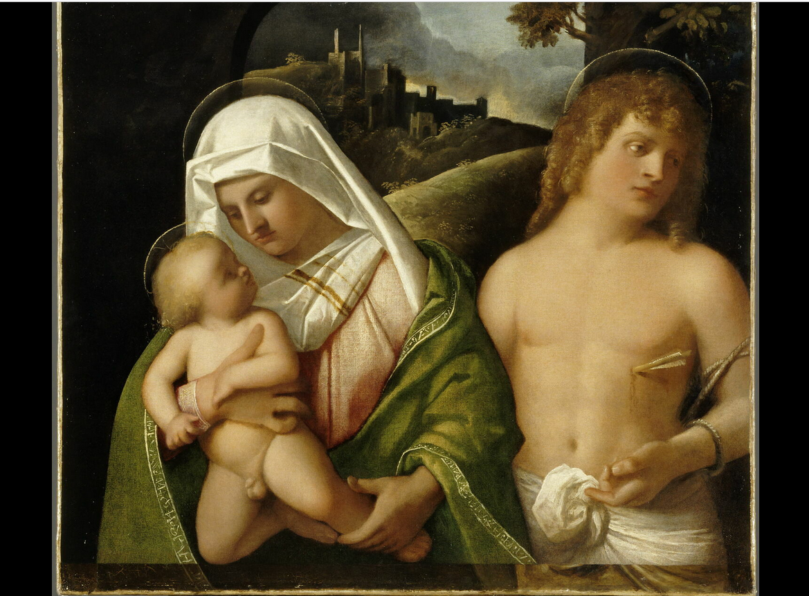 Джованни Кариани. "Богородица с младенцем и св. Себастьяном"