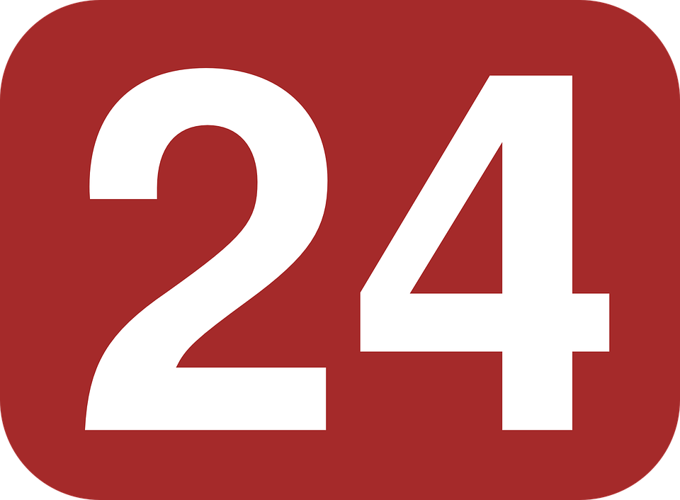 9 го числа. Цифра 24
