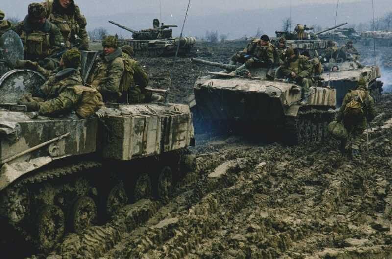 Чеченская Республика зимой это грязь на 100% состоящая из глины