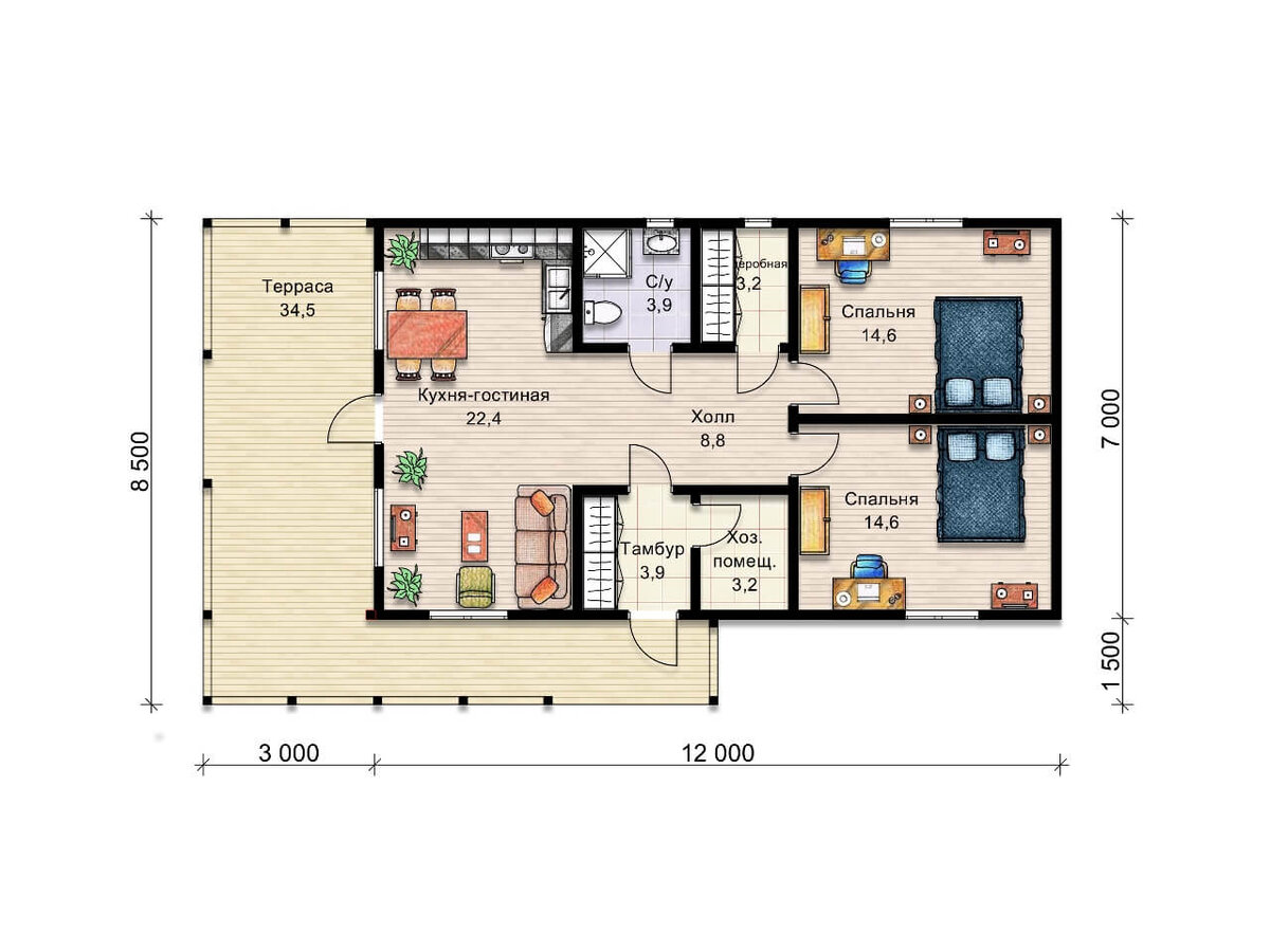 Планировка дома