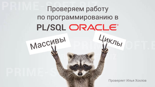 Проверяем работу по программированию в PL/SQL (ORACLE). Массивы, Циклы. ⭐⭐⭐⭐