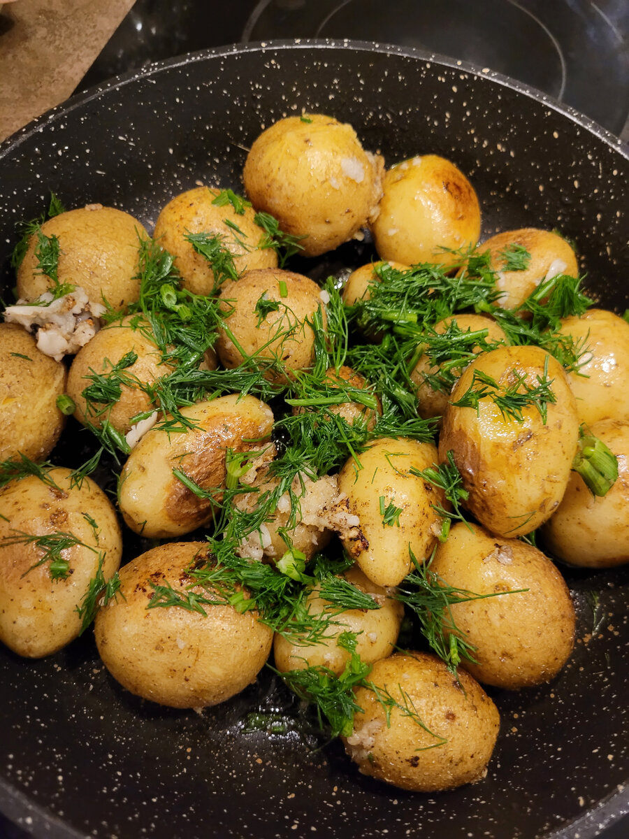 Молодой картофель.