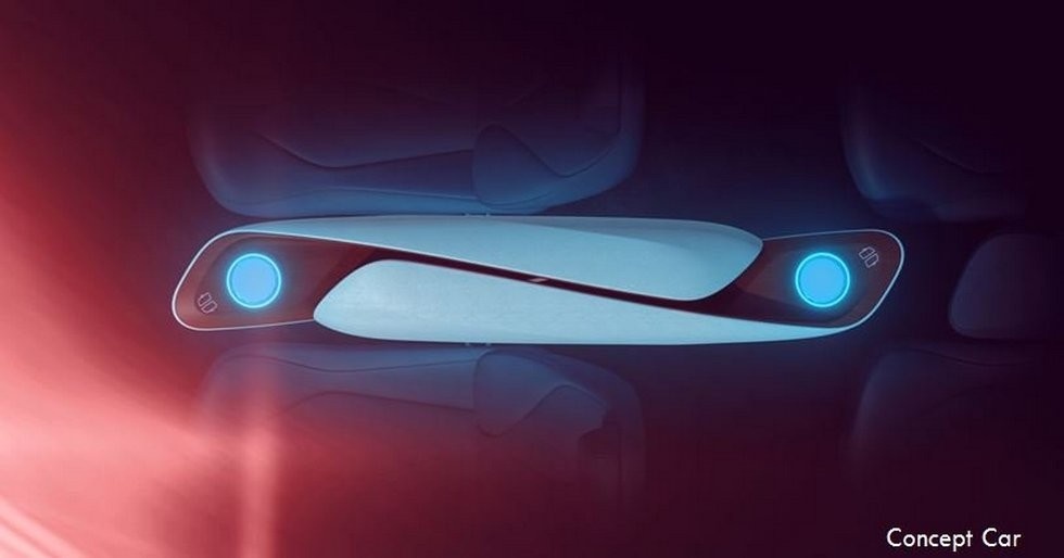 Эскиз салона VW I.D. Vizzion