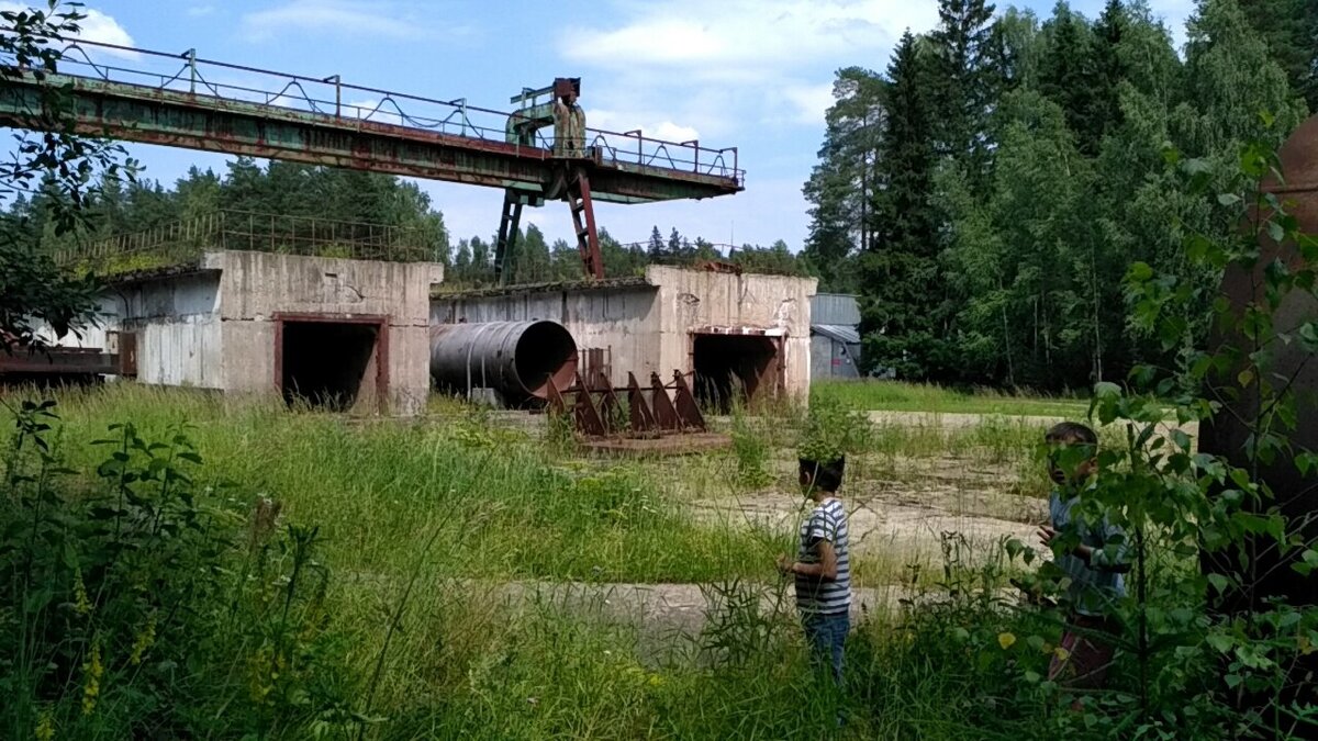 Выход из трубы