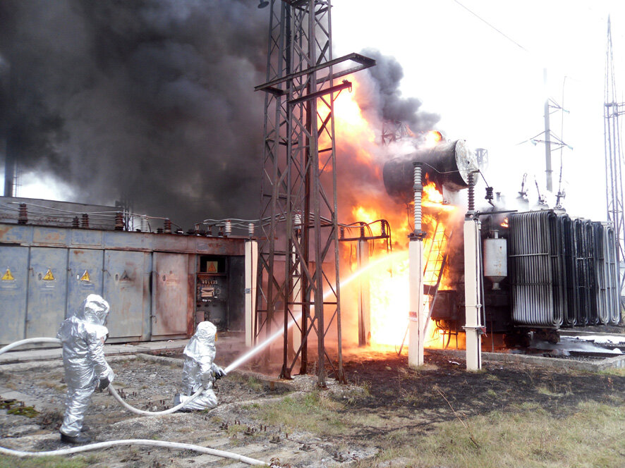 Авария на трансфрматоре