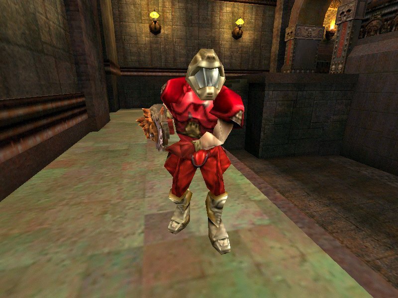 В Quake 3 есть на выбор персонаж "Doom", вот такая вот дань уважения прошлому от ребят из ID Software.