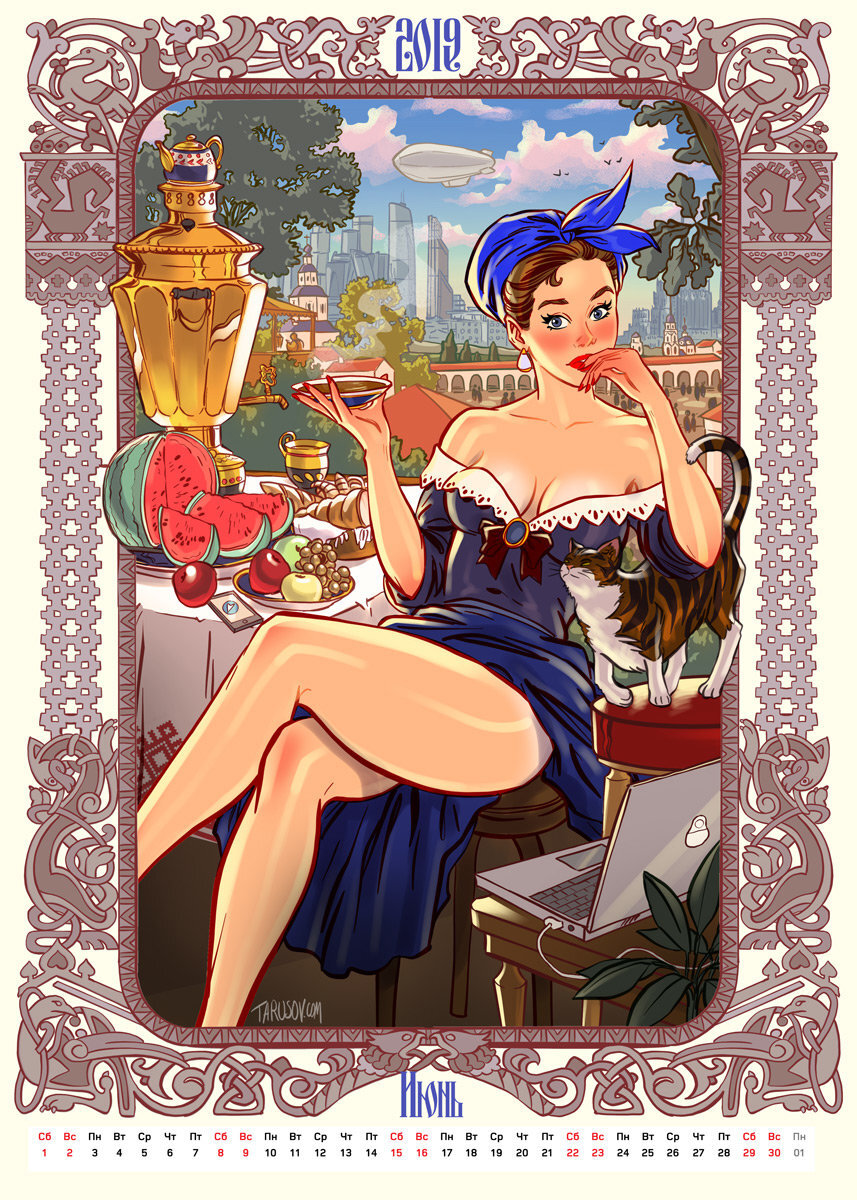 Героини Андрея Тарусова всегда свободны от предрассудков и очень, очень красивы!