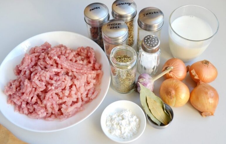 Все ингредиенты, которые нам понадобятся.