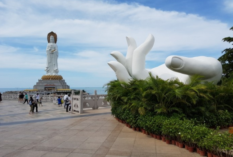 Magnificent Guanyin Statue in Sanya, China