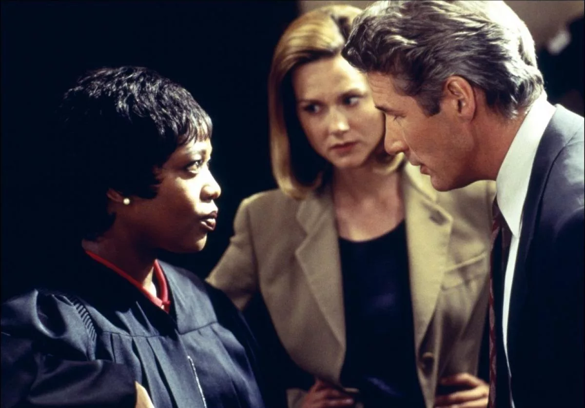 «Первобытный страх» (1996). Страна: США. Актеры: Ричард Гир, Эдвард Нортон, Лора Линни, Джон Махони, Элфри Вудард 