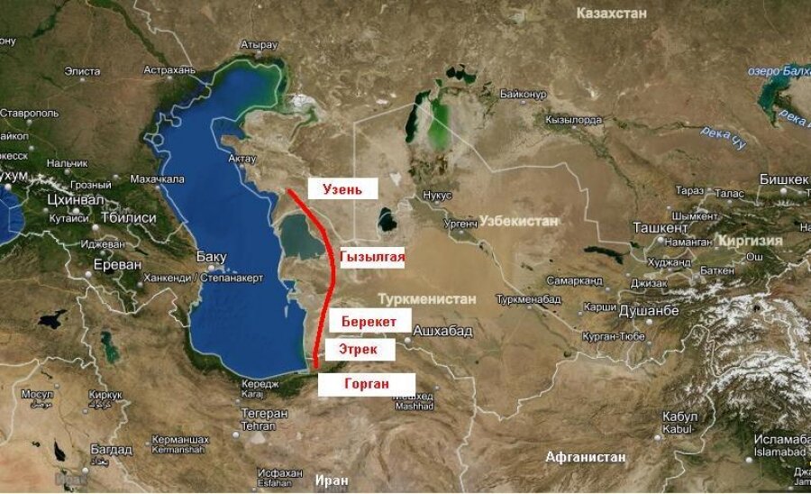 Проект моста через каспийское море