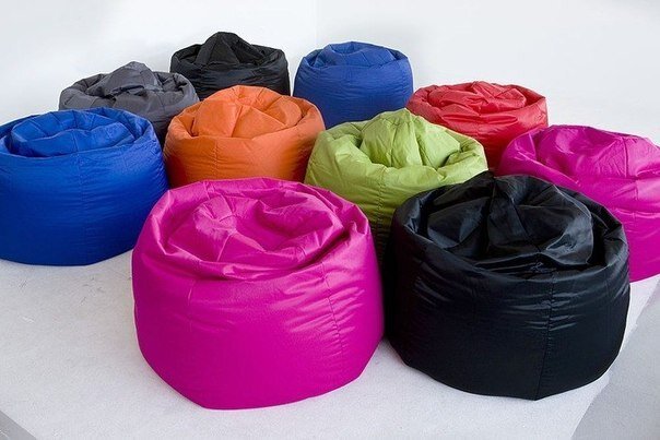 Такие кресла-мешки актуальны для детей. 