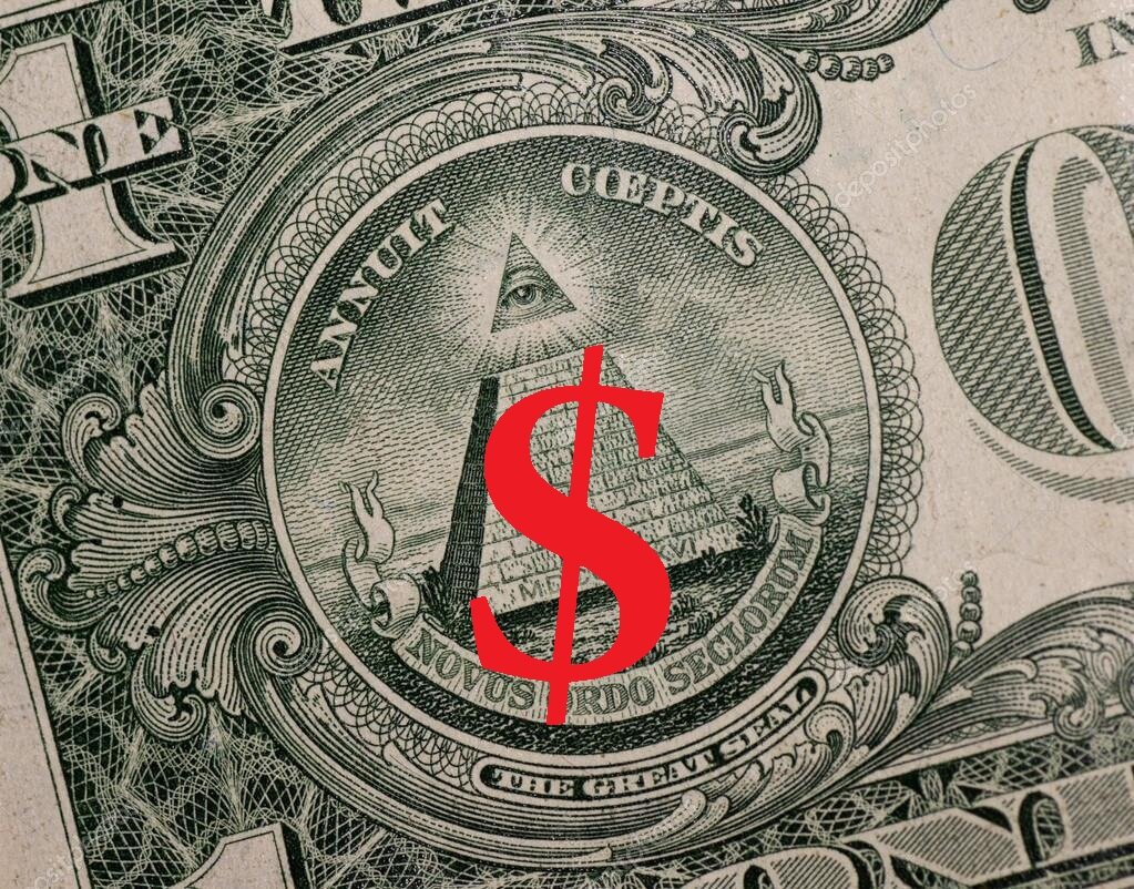 1 вопрос 1 доллар. Символ доллара. 1 Доллар масонские знаки. Символ американского доллара.