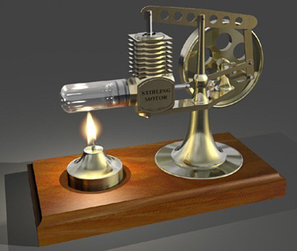 Элементарный двигатель Стирлинга