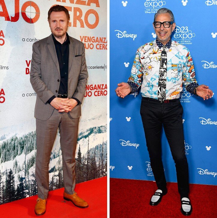 Лиам Нисон и Джефф Голдблюм