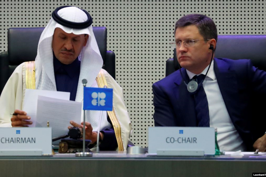 Министр энергетики Новак на заседании ОПЕК+
