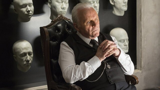 Актер Энтони Хопкинс в сериале "Мир дикого запада"