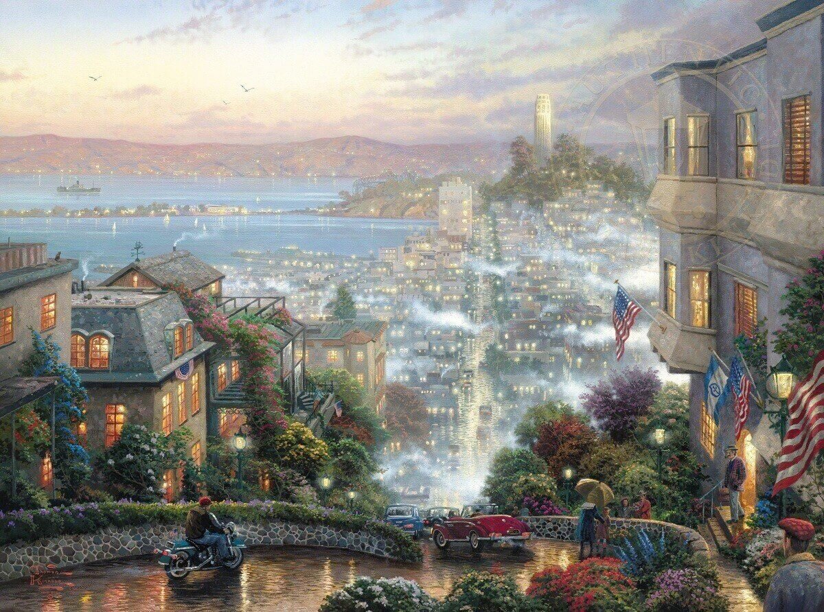 Thomas kinkade картины