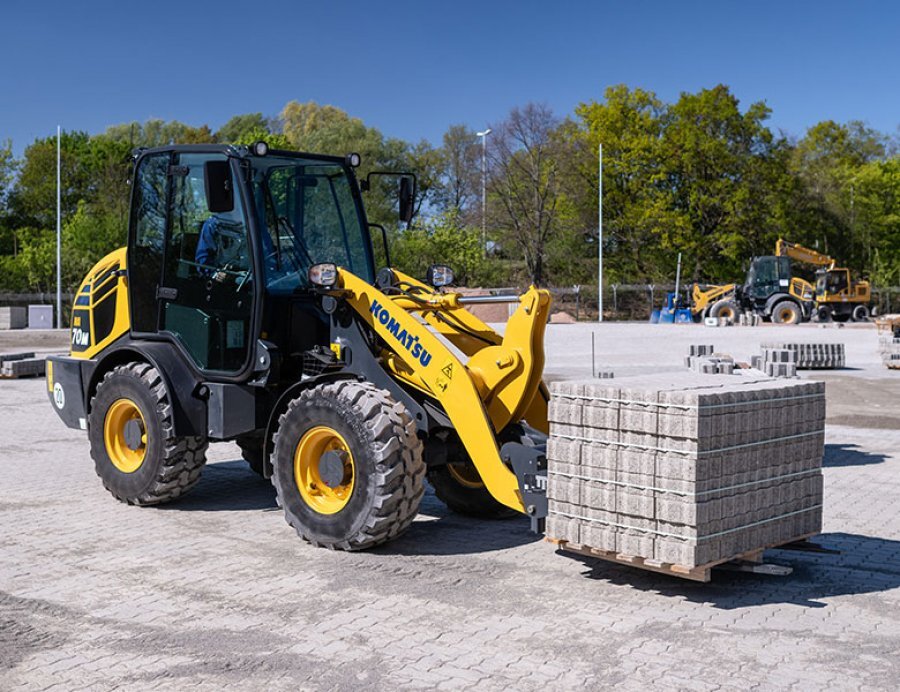 На Европейском рынке появился новый колесный погрузчик Komatsu