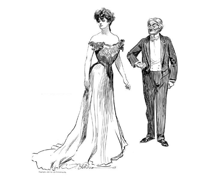 19 век. Мужчины и женщины.