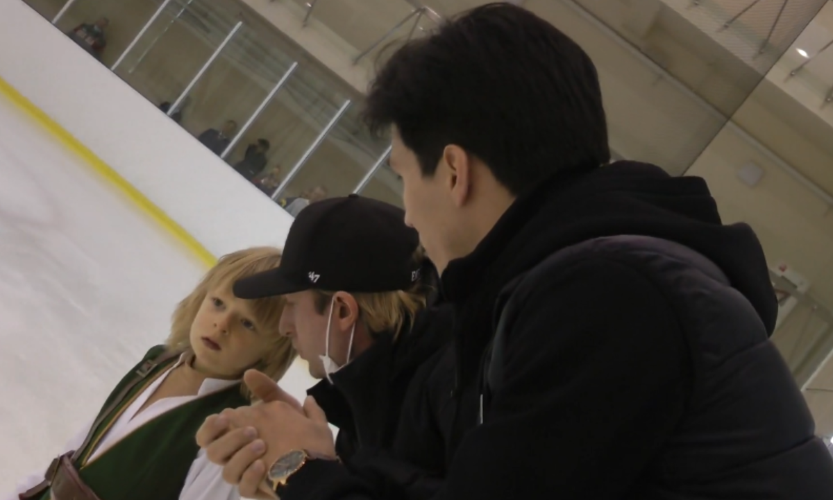 Александр Плющенко, Евгений Плющенко, Сергей Розанов. Источник фото: YouTube канал anaiskaanais Irina.