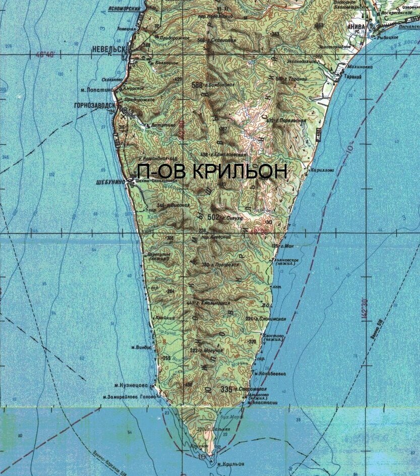 Полуостров Крильон — полуостров на юго-западе Сахалина. Своё название полуостров получил по одноимённому мысу, который в свою очередь был назван в честь французского военачальника Луи-Бальбеса де Крильона. Мыс Крильон - самая южная точка острова Сахалин.