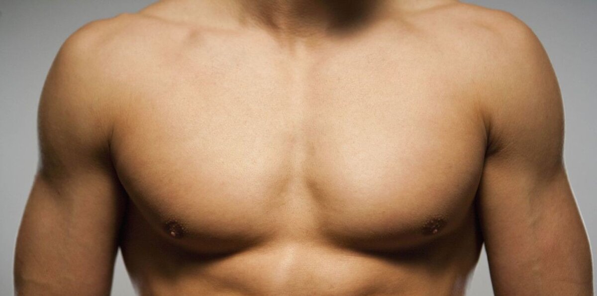 Округлая грудная клетка. Мужская грудь. Мужские грудные мышцы. Нормальная мужская грудь.