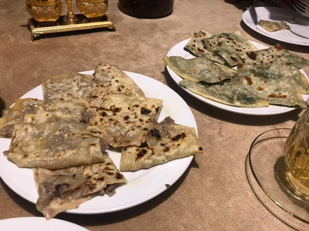 Чуду с мясом и зеленью