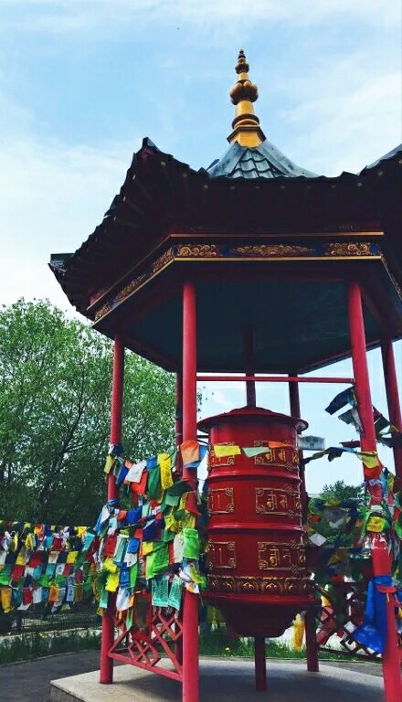 Пагода рая с молитвенным барабаном в Новом Иерусалиме. Прогулка моя. Фото с сайта Яндекс. Картинки. 