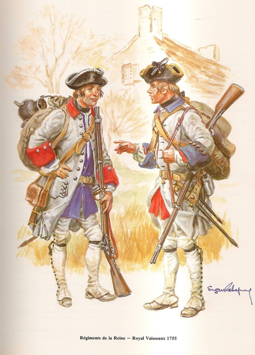 Французские солдаты 18 века 