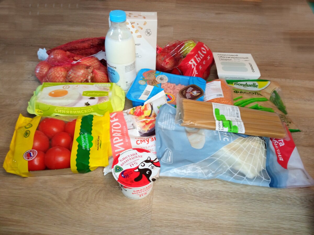 Вот такую кучку еды получила. 19 минут! Фото автора