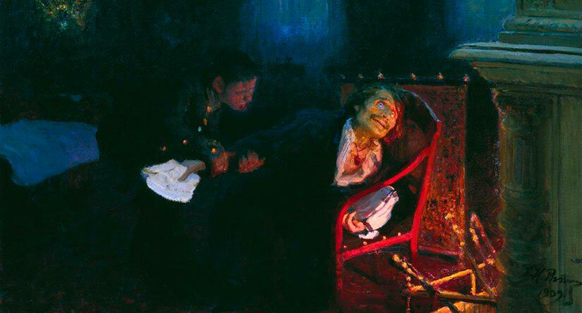 Художник Репин. «Самосожжение Гоголя» 